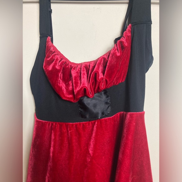 Frederick’s of Hollywood Santa Christmas Pajama Mini Dress Small - Picture 3 of 4